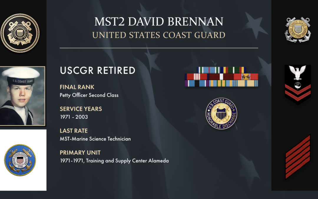 Service Reflections of MST2 David Brennan, U.S. Coast Guard (1971-2003)